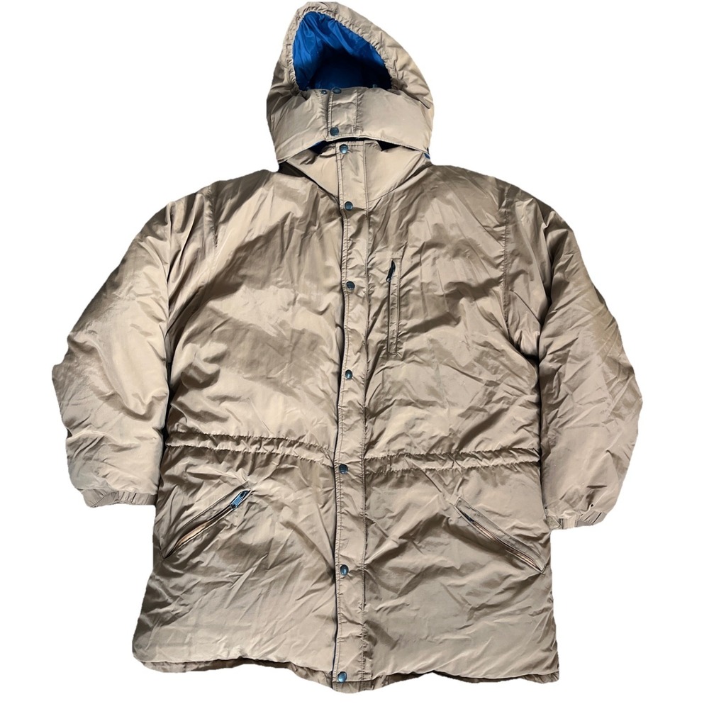 VINTAGE L.L.Bean Jacket Mens XL Penobscot Parka‎ Hooded Goose Down Made USA 90s